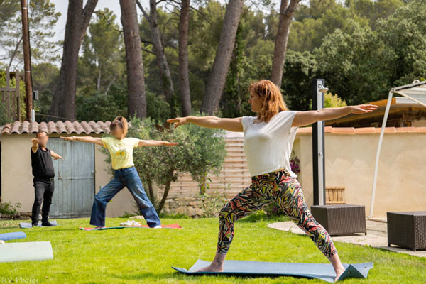 Vanina d'Andréa cours de yoga hata collectif ou en séance particulière
